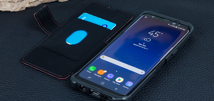 UAG Metropolis Rugged Samsung Galaxy S8 Plus Wallet Case - Magma Red