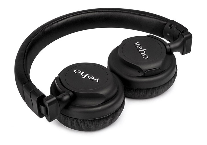 Veho ZB-5 Wireless Bluetooth On-Ear Headphones - Black