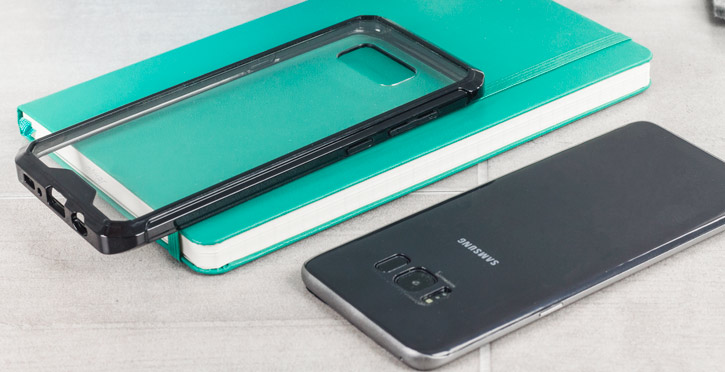 Olixar ExoShield Tough Snap-on Samsung Galaxy S8 Plus Case - Schwarz