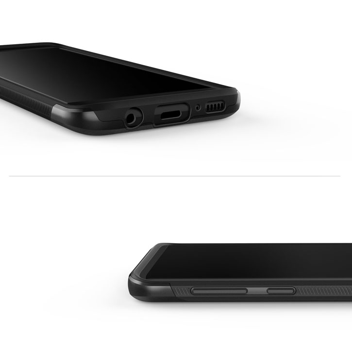 Coque Samsung Galaxy S8 Caseology Parallax Series – Noire vue sur ports
