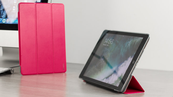 Apple iPad 2017 Smart Stand Case - Rose Red