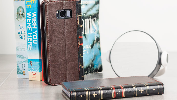 Olixar X-Tome Leather-Style iPhone 7 Book Case - Brown