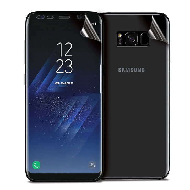 Protections d'écran Samsung Galaxy S8 Plus Olixar Avant et Arrière