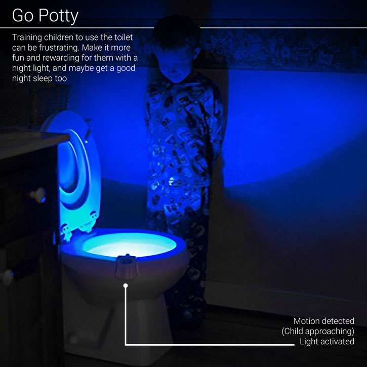 AGL Motion-Activated Toilet LED Night Light Reviews