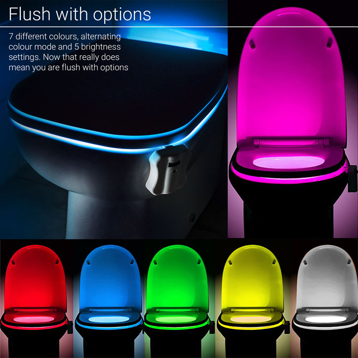 AGL Motion-Activated Toilet Night Light