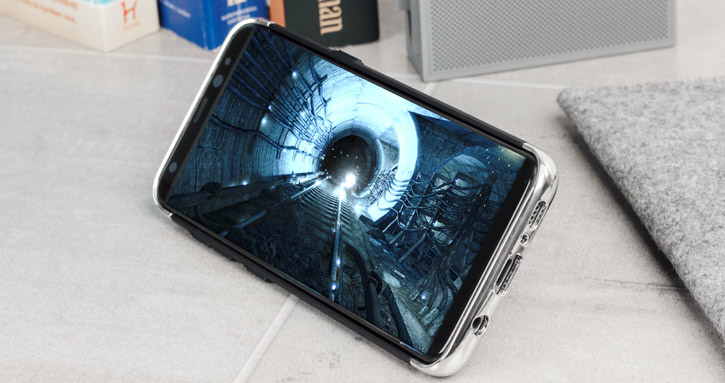 Olixar X-Ring Samsung Galaxy S8 Plus Finger Loop Case - Black