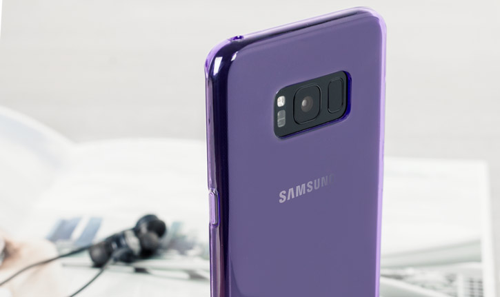 Olixar FlexiShield Samsung Galaxy S8 Gel Case - Orchid Grey