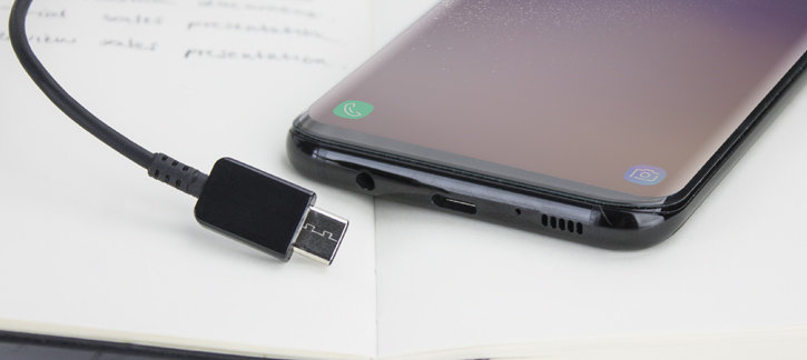 Câble de chargement Officiel Galaxy S8 / S8 Plus / Note 8 USB-C – Noir