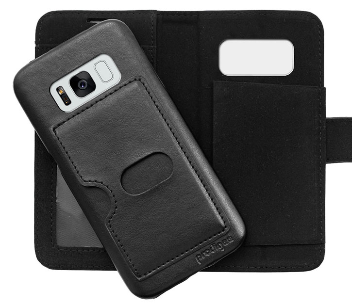 Prodigee Wallegee Samsung Galaxy S8 Wallet & Hard Case - Black