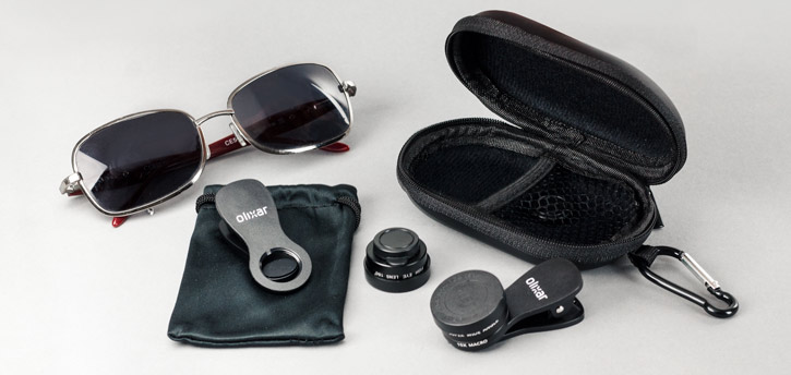 Olixar Premium 3-in-1 Universal Clip HD Camera Lens Kit