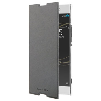 Roxfit Sony Xperia L1 Simply Slim Book Case - Black / Clear