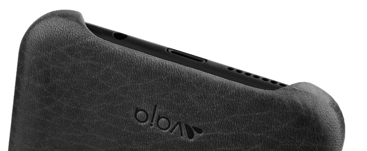 Vaja Grip Samsung Galaxy S8 Plus Premium Leather Case - Black