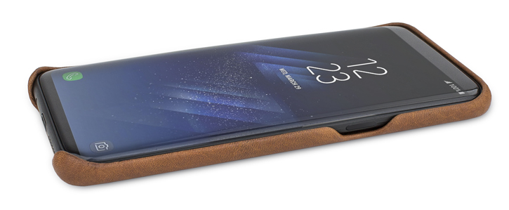 Housse Samsung Galaxy S8 Plus Vaja Grip Cuir Premium - Marron