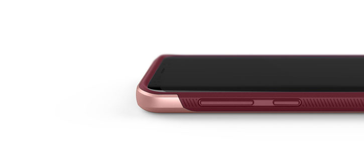 Caseology Parallax Samsung Galaxy S8 Plus Skal - Bourgogne / Rosé Guld