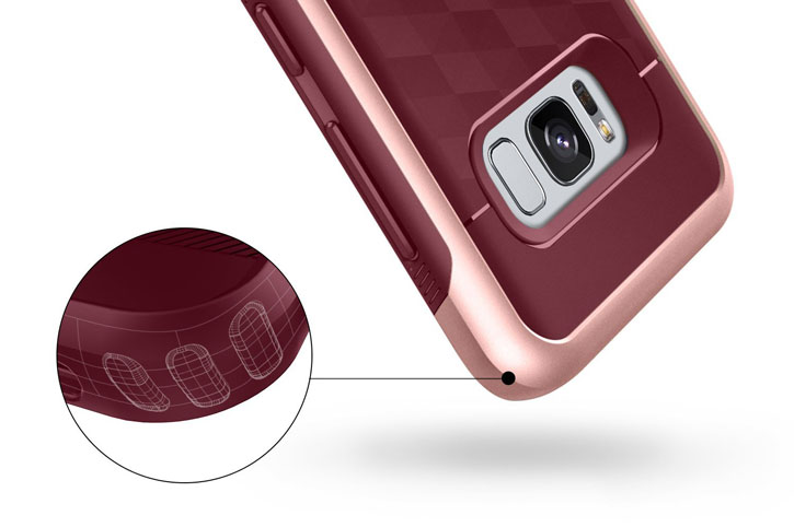 Coque Samsung Galaxy S8 Caseology Parallax Series – Bourgogne