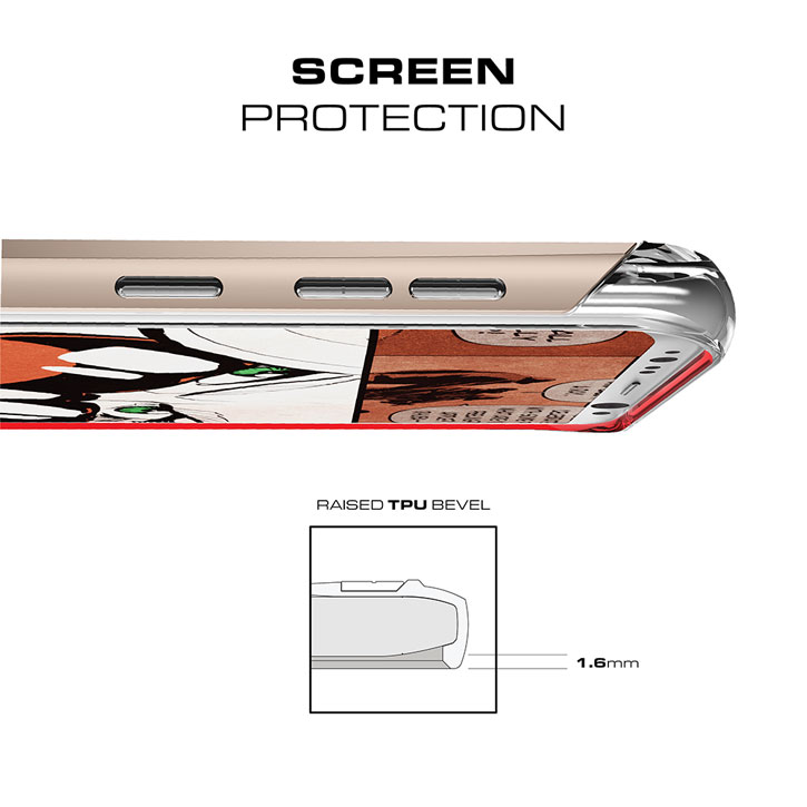 Coque Samsung Galaxy S8 Plus Ghostek Cloak 2 Aluminium – Transp. / Or