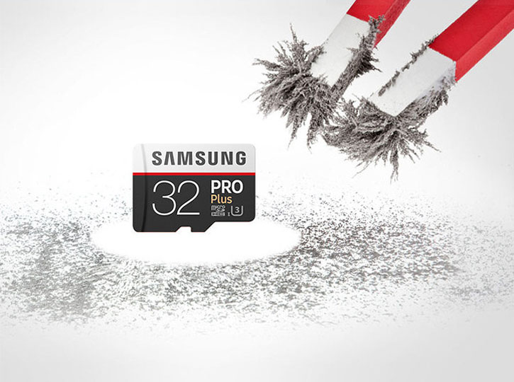 Samsung 32GB MicroSDHC PRO Plus Minneskort med/ SD Adapter - Class 10