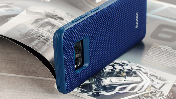 Coque Samsung Galaxy S8 Evutec AERGO Ballistic Nylon - Bleue