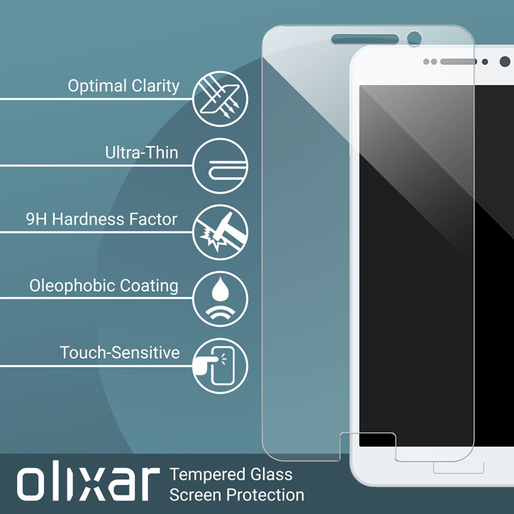 Olixar Sony Xperia XZ Premium Full Cover Glass Screen Protector -Black