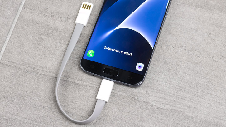 STK Kurzes Magnetische Micro USB Lade und Sync-Kabel - Grün