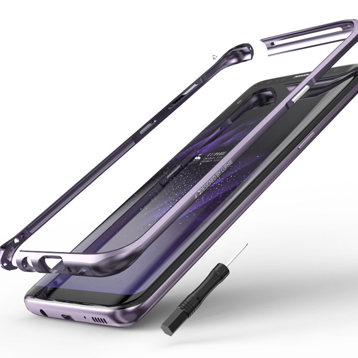 Luphie Blade Sword Samsung Galaxy S8 Aluminium Bumper Case - Black