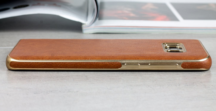 Olixar Makamae Leather-Style Samsung Galaxy S8 Case - Brown