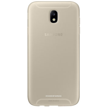 Official Samsung Galaxy J7 2017 Jelly Cover Case - Gold
