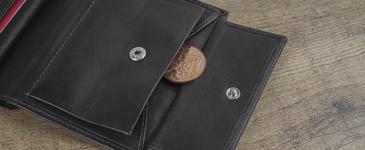 Samsonite S-Derry Genuine Leather RFID Blocking Wallet - Black