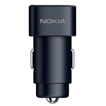 Official Nokia Dual USB 2.4A Car Charger - Black