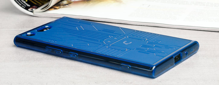 Cruzerlite Bugdroid Circuit Sony Xperia XZ Premium Case - Blue