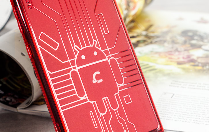 Cruzerlite Bugdroid Circuit Sony Xperia XZ Premium Case - Red