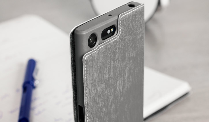 Olixar Low Profile Sony Xperia XZ Premium Wallet Case - Grey