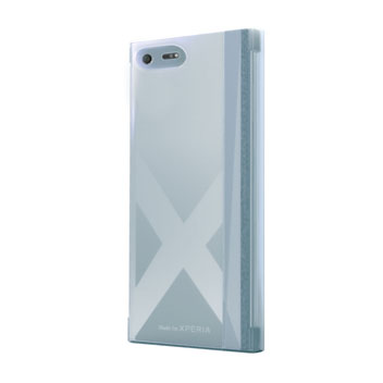 Muvit MFX Sony Xperia XZ Premium Touch Flip Folio Case - Clear