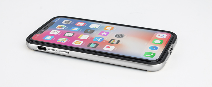 Coque iPhone X Olixar X-Duo – Fibres de carbone Argent
