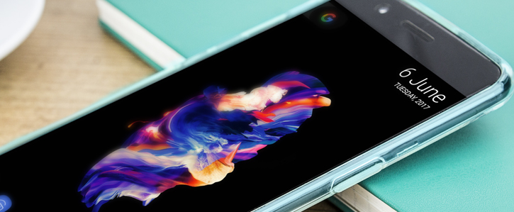 Coque OnePlus 5 Olixar FlexiShield - Bleue