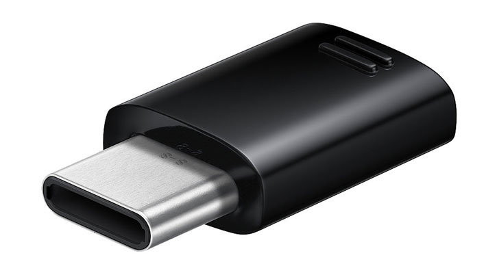 Adaptador Oficial Samsung Micro USB a USB-C estándar - Negro