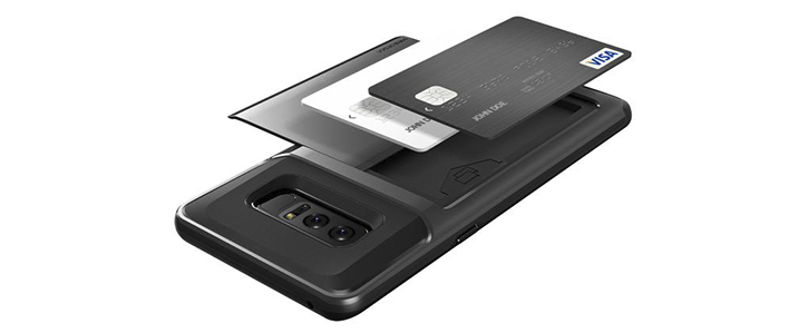 VRS Design Damda Glide Samsung Galaxy Note 8 Hülle in Metallic Schwarz