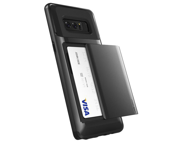 VRS Design Damda Glide Samsung Galaxy Note 8 Case - Metallic Black