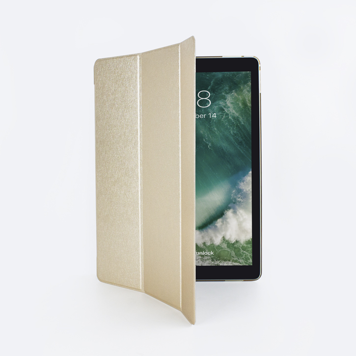 Olixar iPad Pro 12.9 2017 Folding Stand Smart Case - Clear / Gold