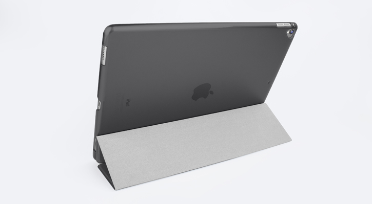 Olixar iPad Pro 12.9 2017 Folding Stand Smart Case - Clear / Black