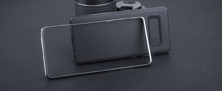 Olixar X-Duo Samsung Galaxy Note 8 Case - Carbon Fibre Metallic Grey