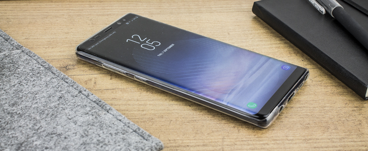 Coque Samsung Galaxy Note 8 Olixar Ultra-Thin – 100% Transparente vue sur touches