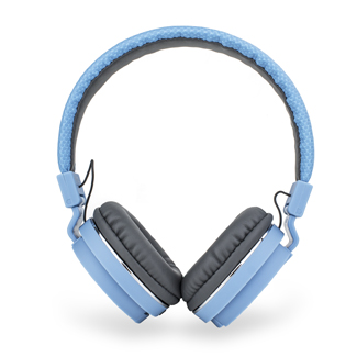 Bitmore Classic über dem Ohr Faltbare Kopfhörer mit Mic und Fernbedienung - Blau