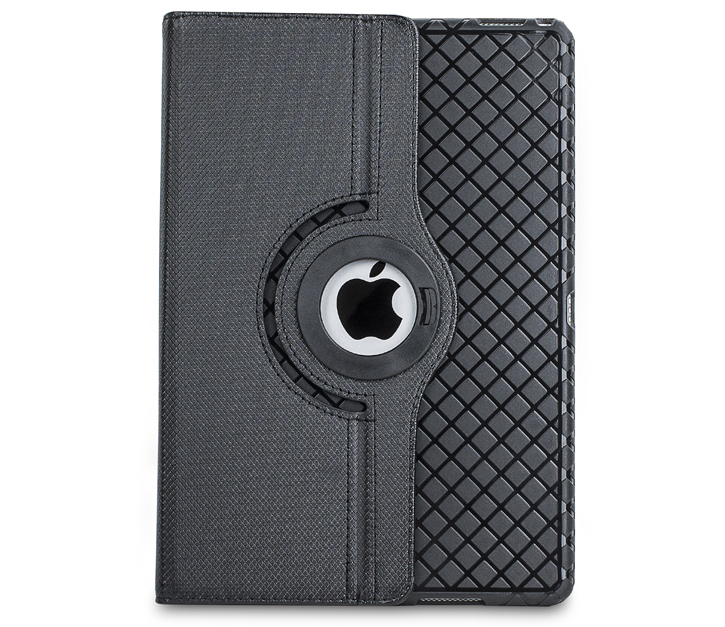 Housse iPad Pro 10.5 Olixar Luxury avec maintien rotatif – Noire