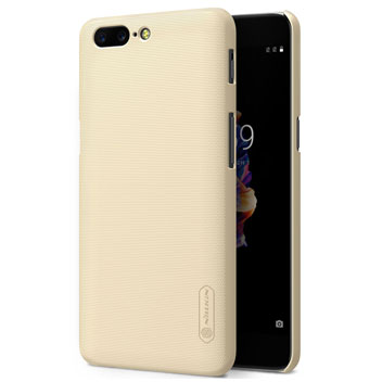 Nillkin Super Frosted Shield OnePlus 5 Shell Case - Gold