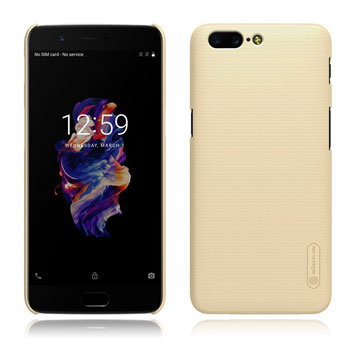 Nillkin Super Frosted Shield OnePlus 5 Shell Case - Gold