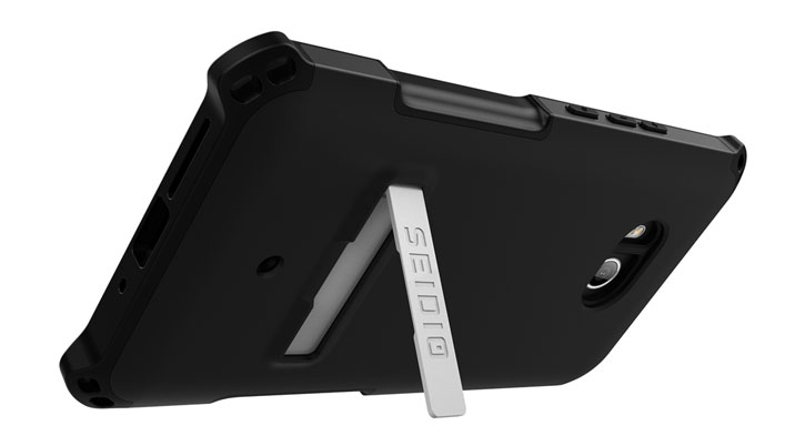 Seidio Dilex HTC U11 Hülle mit Standfuß - Schwarz