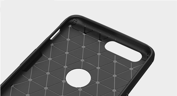 Olixar OnePlus 5 Carbon Fibre Slim Skal - Svart