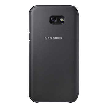 Official Samsung Galaxy A7 2017 Neon Flip Cover - Black