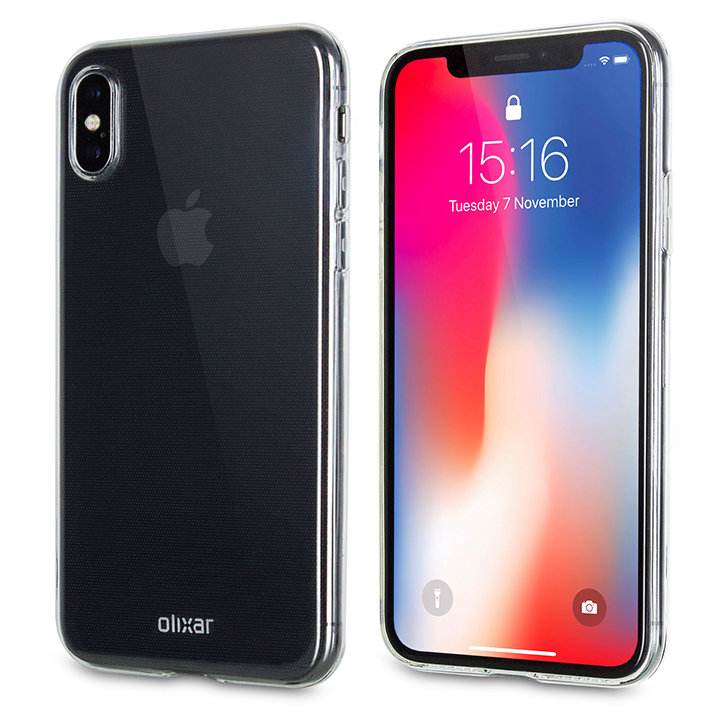 Olixar Ultra-Thin iPhone 8 Gel Case - 100% Clear